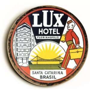 Lux Hotel Santa Catarina Brasil by unknown. Size 18.00 X 18.00 Art 