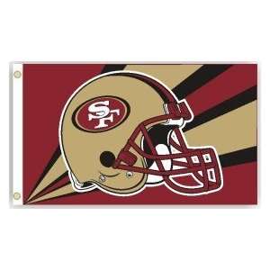  San Francisco 49ers 3x5 Helmet Design Flag Sports 