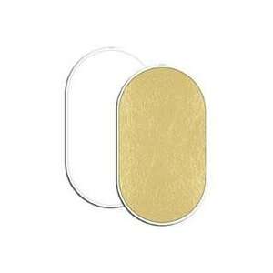   74 Collapsible Disc Reflector, Soft Gold / White