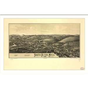  Historic South Acton, Massachusetts, c. 1886 (M) Panoramic 
