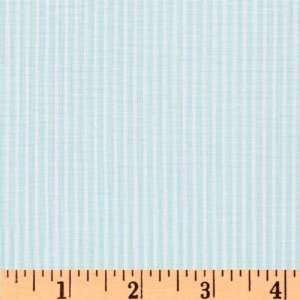  44 Wide J`Adore Stella Sunburst Stripe Blue Fabric By 