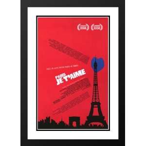 Paris Je Taime 32x45 Framed and Double Matted Movie Poster   Style A