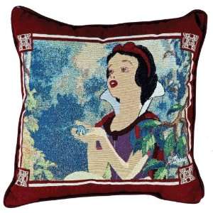   Disney Tapestry Décor Pillow   Snow White Song Bird