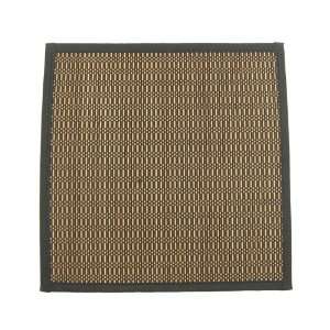  Bamboo Place Mat   Light and Dark Brown Woven Square