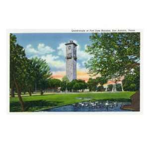   Fort Sam Houston Quadrangle, c.1944 Premium Poster Print, 32x24 Home