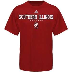  adidas Southern Illinois Salukis Maroon True Basic T shirt 