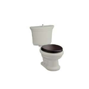 Kohler Elongated Toilet w/Satin/Polished Chrome Flush Actuator K 3456 