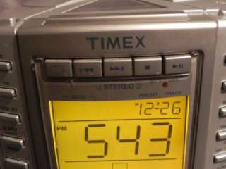 TIMEX NATURE SOUNDS AM / FM CD PLAYER W STEREO & DIGITAL ALARM CLOCK 