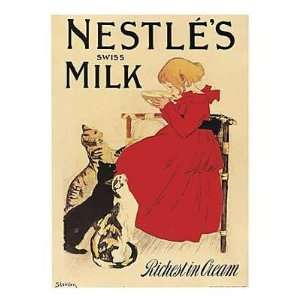  Nestles Milk By Theophile Alexa Steinlen. Highest Quality 