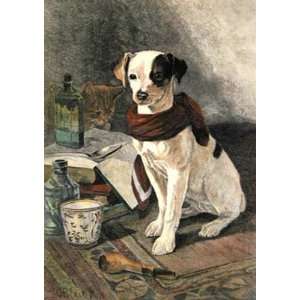  Convalescent Etching Blair, C H Ansted, Alex Animals, Dogs 