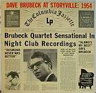 Dave Brubeck Storyville 1954 Cloumbia CL 590 Excellent  