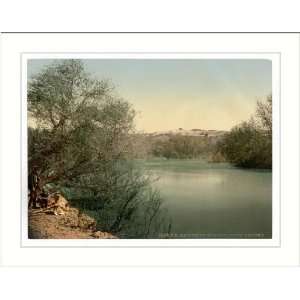  Place of the baptism River Jordan Holy Land, c. 1890s, (M 