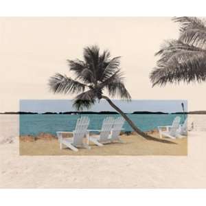    Palm & Chairs   Poster by Allan Teger (28x22)