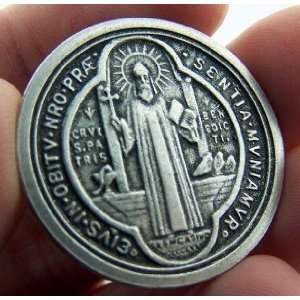  Saint St Benedict Pocket Prayer Exorcism Medal Gift 