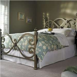  Ambroise Complete Bed Finish Aged Brass, Size King