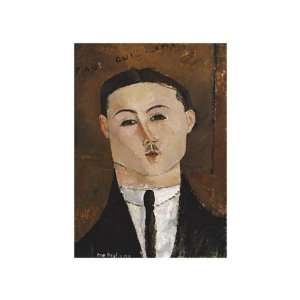  Portrait De Paul Guillaume by Amedeo Modigliani. size 11 