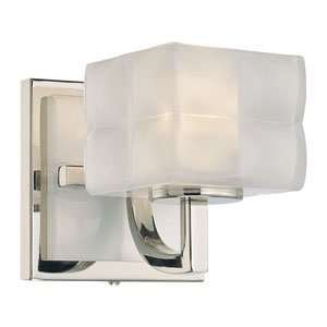  George Kovacs P5451 613 Squared Nickel Wall Sconce