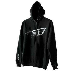  Fly Racing Womens Decay Zip Up Hoody   Small/Black 