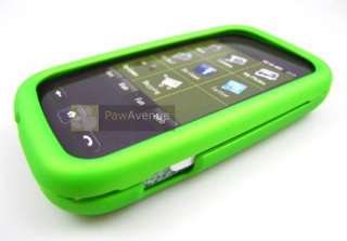 GREEN Rubberized Phone Cover Hard Case Samsung Trender  