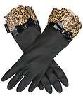 NEW GLOVEABLES BLACK LEOPARD W/ BOW GLOVES OPRAH GIFT