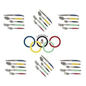    LONDON 2012 OLYMPICS   complete 30 pcs flatware set   5 Olympic 