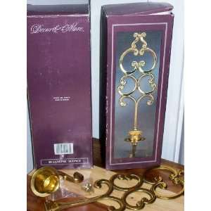  Decor & More Byzantine Candle Sconce Brass