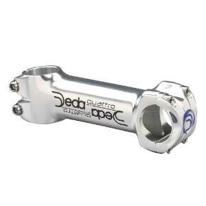  Deda Quattro Silver 31.8X120  8, Hi Polish Finish Stem 