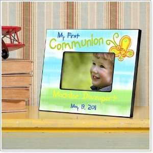  Sunshine and Butterflies Communion Frame Baby