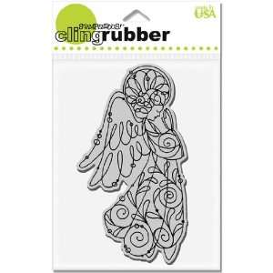 Cling Angelica   Cling Rubber Stamp Arts, Crafts & Sewing