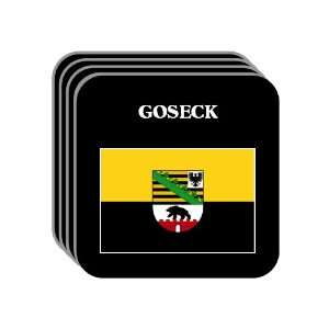  Saxony Anhalt   GOSECK Set of 4 Mini Mousepad Coasters 