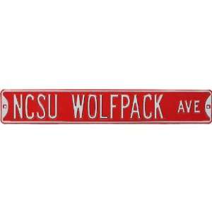  North Carolina State Wolfpack Authentic Street Sign 