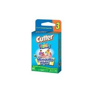  Cutter All Family 7 DEET Mosquito Wipes Convenience Pack 