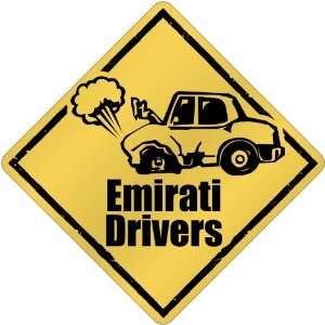 New  Emirati Drivers / Sign  United Arab Emirates Crossing Country 