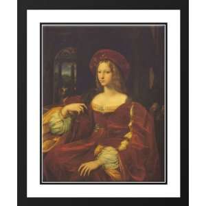   20x23 Framed and Double Matted Joanna of Aragon