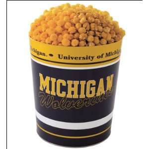 Gallon University of Michigan 3 Way Popcorn Tins  