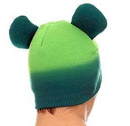 DEADMAU5~ NEON GREEN EARS BEANIE SKULLCAP ZIMMERMAN LICENCED HAT 