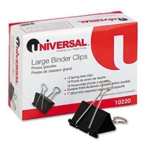  Universal® Binder Clips CLIP,BINDER,LARGE (Pack of50 