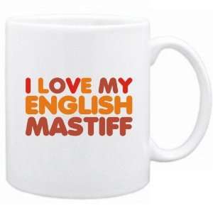  New  I Love My English Mastiff  Mug Dog