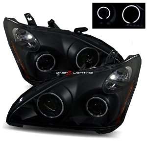  04 06 Lexus RX330 CCFL Halo Projector Headlights   Black 