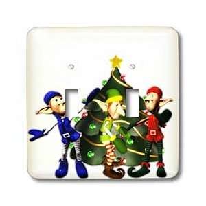 Renderly Yours Winter And Christmas   Santa s Elves Decorating Tree 