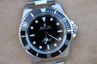 ROLEX SUBMARINER R14060 OYSTER SS NO DATE VERY RARE W@W  