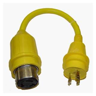  CHARLES 30 AMP TO 50 AMP 125 VOLT STRAIGHT ADAPTER YELLOW 