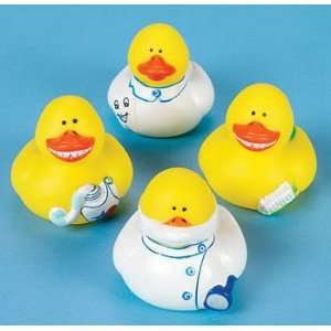  Pack Of 12 Dentist Vinyl/Rubber Ducks   Duckies, Duckys Toys & Games