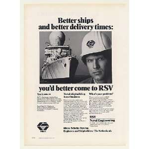  1977 RSV Naval Engineering Shipbuilding Better Ships Print 