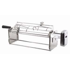   Inch Cradle Portable Rotisserie with AC/DC Motor Patio, Lawn & Garden