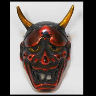   Devil tattoo Folk Porcelain Hannya Evil Demon Devil Mask Men  