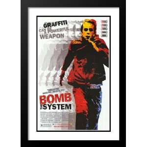 Bomb the System 32x45 Framed and Double Matted Movie Poster   Style A