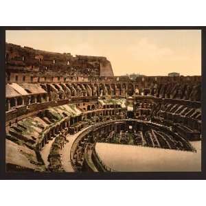  Interior of Coliseum, Rome, Italy