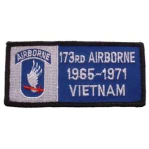  U.S. Army 173rd Airborne 1965 1971 Vietnam Patch 1 3/4 x 