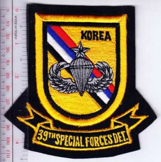   Army Korea 39th Special Forces Detachment Airborne Senior Wings  